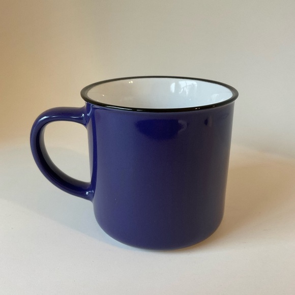 Be Still and Know Blue Ceramic Camp-style Coffee Mug - Psalm 46:10 - Picture 4 of 13